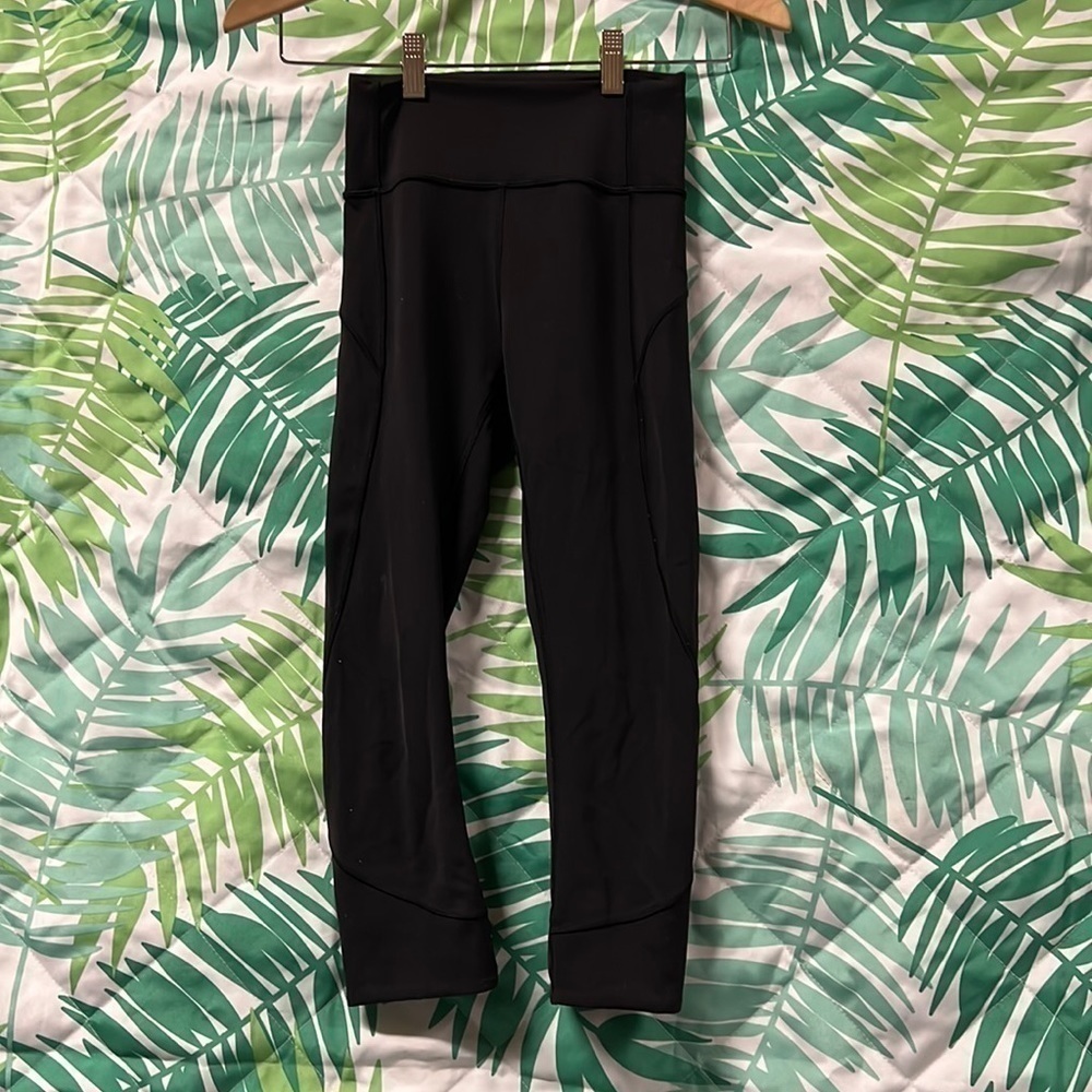 COPY - Lululemon  black capri leggings size 2